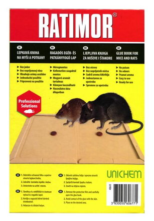 Ratimor Doska na myši a potkany, lepová