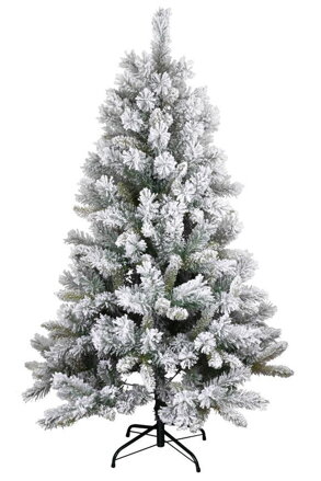 Vianočný stromček MagicHome Vianoce Harry, jedľa zasnežená, 150 cm