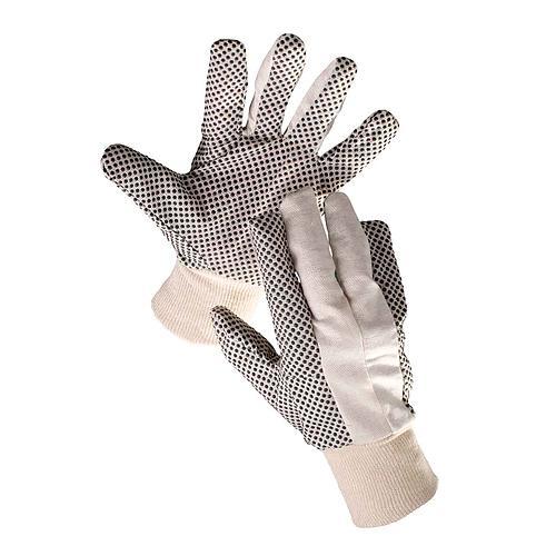 E-shop STREND PRO Rukavice OSPREY 10", bavlnené, PVC terčíky, hobby