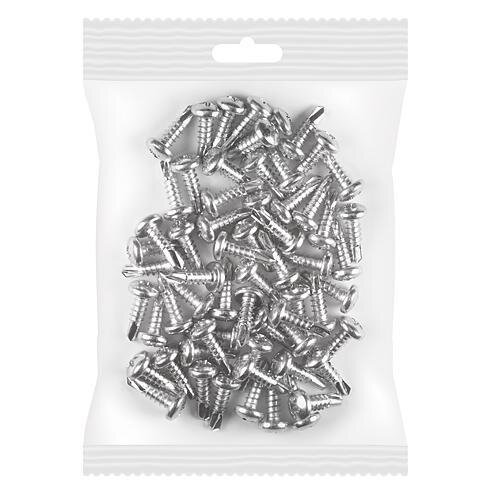 Skrutka DIN 7504N M4,8x19mm, TEX, bal. 100 ks, do plechu Skrutka DIN 7504N M4,8x19mm, TEX, bal. 100 ks, do plechu