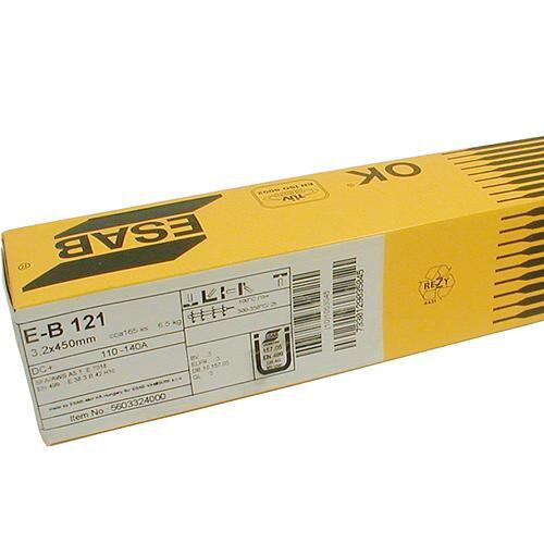 Elektródy ESAB EB 121 2,0/300 mm, 3.5 kg, 258 ks Elektródy ESAB EB 121 2,0/300 mm, 3.5 kg, 258 ks