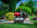 Vodáreň STREND PRO GARDEN, 1000W, 3500 l/h, 24 lit., nerez 1 detail