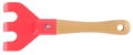 Detské ručné hrabličky sadenicové, plastové, červené, 60x155 mm