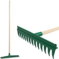Hrable vyrovnávacie R140, 13-zubé, plastové, s urovnávacou hranou, 160 cm