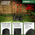 Rýľ Strend Pro Premium RedShark rovný, násada D 1150 mm