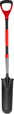 Rýľ Strend Pro Premium RedShark, úzky, drenážny, so sklolaminátovou násadou D 1280 mm
