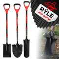 Rýľ Strend Pro Premium RedShark úzky drenážny, drevená násada D 1280 mm