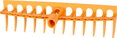 Hrable MULTI-CLICK GAR, 12-zubé, 410 mm, Nylon, bez násady