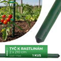 Tyč oporná k rastlinám a paradajkám Garden SB 20/2100 mm – oceľ/plast