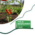 Tyč k paradajkám GS2 1800/6,5 mm – špirálová, zelená
