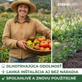 Tyč k paradajkám GS2 1800/6,5 mm – špirálová, zelená