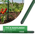 Tyč oporná k rastlinám a paradajkám Garden SB 11/2100 mm – oceľ/plast