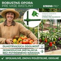 Tyč oporná k rastlinám a paradajkám Garden SB 11/2100 mm – oceľ/plast
