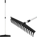Hrable záhradné S891-AL, 16-zubé, teleskopická ALU násada, 45 cm