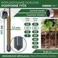 Tyč oporná k rastlinám a paradajkám Garden TY 11/900 mm
