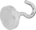 Magnet s vešiakom Strend Pro 32 mm, extra silný, 28 kg, 2 ks