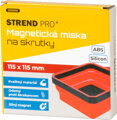 Miska Strend Pro magnetická, skladacia, silikónová, 115×115 mm