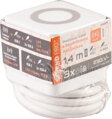 Predlžovací kábel Strend Pro, kocka, USB-C + A, bezdrôtové nabíjanie, 1,4 m