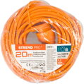 Predlžovací kábel DG-YFB01 20 m, oranžový, 1 zásuvka 1 detail