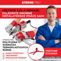 Polyfúzna zváračka Strend Pro PPR 63B, 1500 W, 20–63 mm, 14-dielna sada