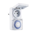 Časovač do zásuvky, mechanická spínacia zásuvka, 220-240 V, 3500 W