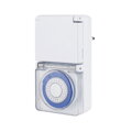 Časovač do zásuvky, mechanická spínacia zásuvka, 220-240 V, 3500 W