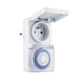 Časovač do zásuvky, mechanická spínacia zásuvka, 220-240 V, 3500 W