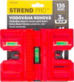 Vodováha Strend Pro FSB-12, 135 mm, rohová, na stĺpiky, uholník s magnetom, 6, náradie