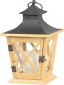 Lampáš MagicHome LW8680, 36 cm, LED, drevený, vintage štýl