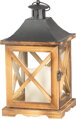 Lampáš MagicHome LW8834, 35 cm, LED, drevený, vintage štýl