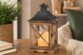 Lampáš MagicHome LW8834, 35 cm, LED, drevený, vintage štýl