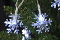 Vianočné osvetlenie reťaz SnowFlake, 10 LED, studená biela, 90 cm