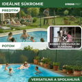 Tieniaca sieť na plot HDPE, 95% zatienenie, 2x50 m, zelená