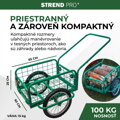 Vozík Victor, prepravný, nafukovacie kolesá, kovový, nosnosť 100 kg