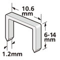 Spony Strend Pro Premium J906, 6 mm, balenie 1000 ks