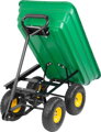 Záhradný vozík Greenlawn Transporter, 75 litrov, výklopný