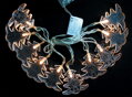 Vianočná reťaz Tree, strieborná, 10 LED, biela, 0,9 m