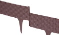 Plastová palisáda RattanPalisade 2,46 m, hnedá, bal. 3 ks, UV 3 detail
