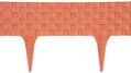 Plastová palisáda RattanPalisade 2,46 m, terakota 2 detail