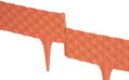 Plastová palisáda RattanPalisade 2,46 m, terakota 3 detail