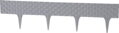Plastový obrubník RattanPalisade 2,46 m, grafit, bal. 3 ks, UV 1 detail