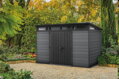 Domček Keter CORTINA 11X7, sivý, záhradný, 342x218x226 cm