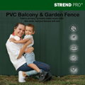 Umelý bambusový plot PVC, 1,5x3 m, zelený, UV odolný