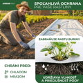 Netkaná textília Garden B1106 3,2x10 m, 17 g/m², biela