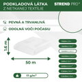 Netkaná textília Garden B4404, 1,6x50 m, biela, 17 g/m²