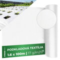 Netkaná textília Garden B4405, 1,6x100 m, biela, 17 g/m²