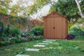 Domček Keter® DARWIN Wooden brown, záhradný, 190x182x221 cm, UV, 3, náradie