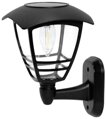 Solárna lampa na stenu/plot – 15x15x21 cm, teplé svetlo