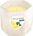 Sviečka Citronella, cementová nádoba, 85 g, repelentná, 90x75 mm