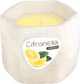 Sviečka Citronella, cementová nádoba, 85 g, repelentná, 90x75 mm